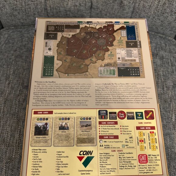 A Distant Plain third printing (open, unpunched mostly) GMT Games 1310-18 - Picture 6 of 13
